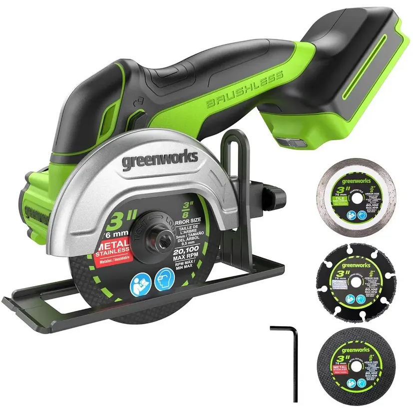 Шлифовальная машина Greenworks GD24UCS