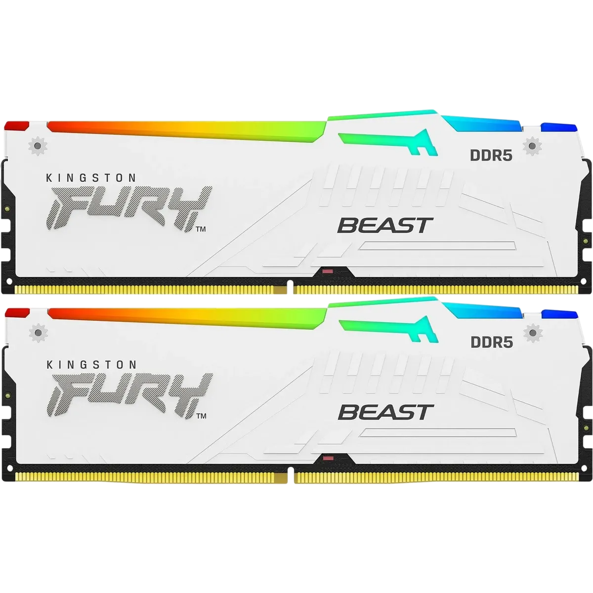 Оперативная память 32Gb DDR5 6400MHz Kingston Fury Beast RGB (KF564C32BWEAK2-32) (2x16Gb KIT) - фото 2
