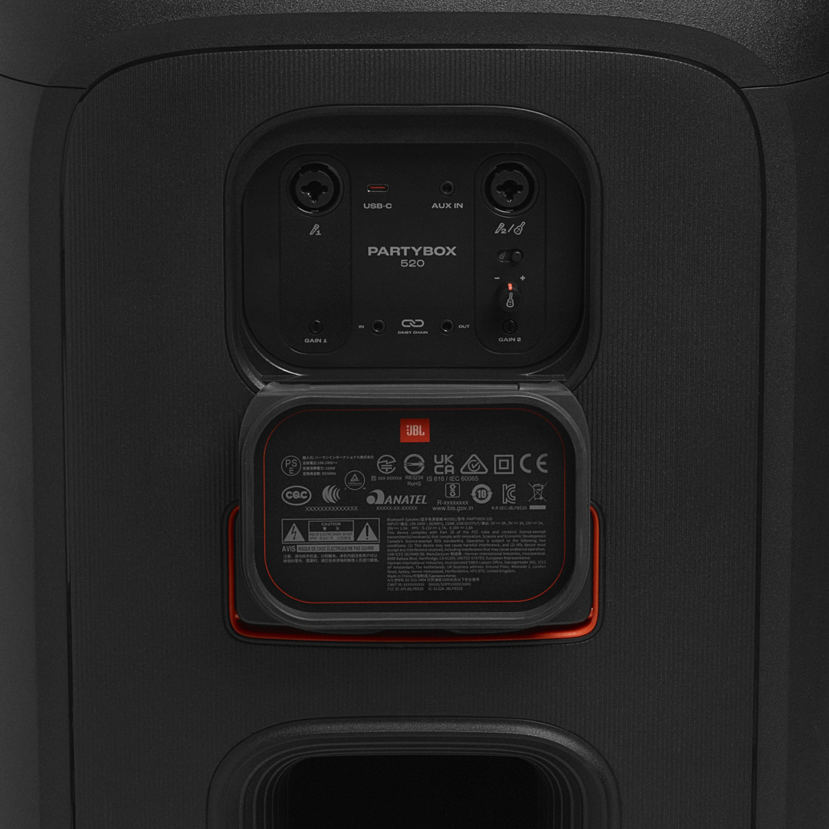 Портативная акустика JBL Partybox 520 Black - JBLPARTYBOX520EU - фото 13