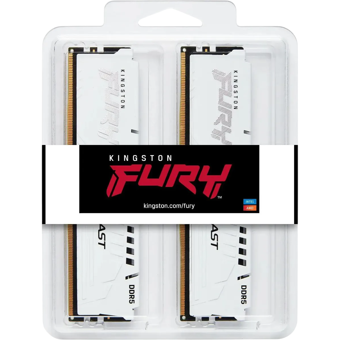 Оперативная память 64Gb DDR5 6400MHz Kingston Fury Beast (KF564C32BWK2-64) (2x32Gb KIT) - фото 3