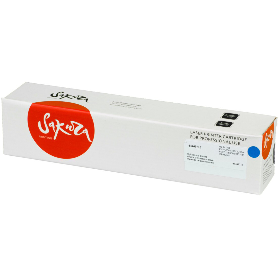 Картридж Sakura SA44469716 Cyan