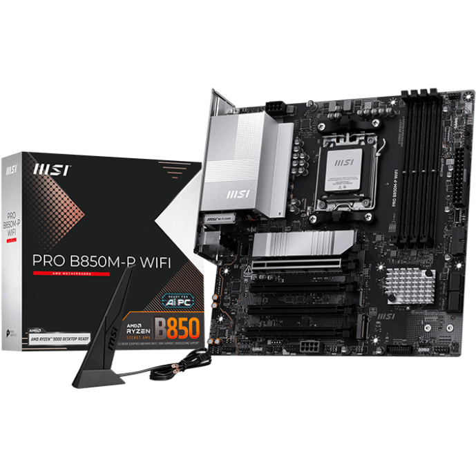 Материнская плата MSI PRO B850M-P WIFI - фото 5