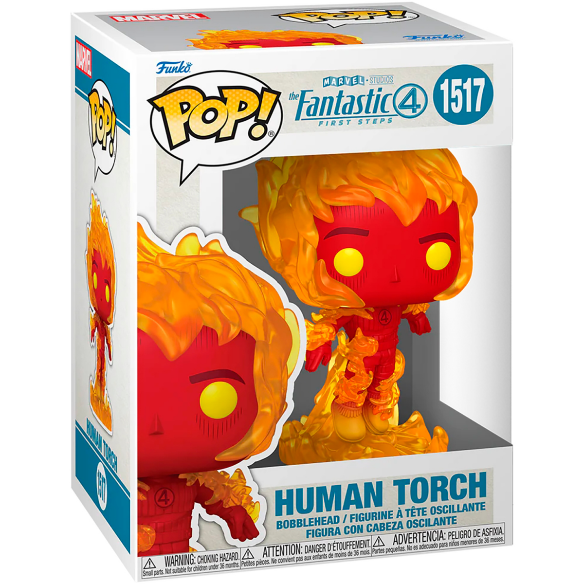 Фигурка Funko POP! Bobble Marvel Fantastic Four FF Human Torch (83586) - фото 2