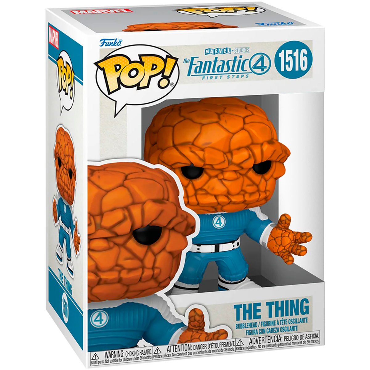 Фигурка Funko POP! Bobble Marvel Fantastic Four FF The Thing (83585) - фото 2