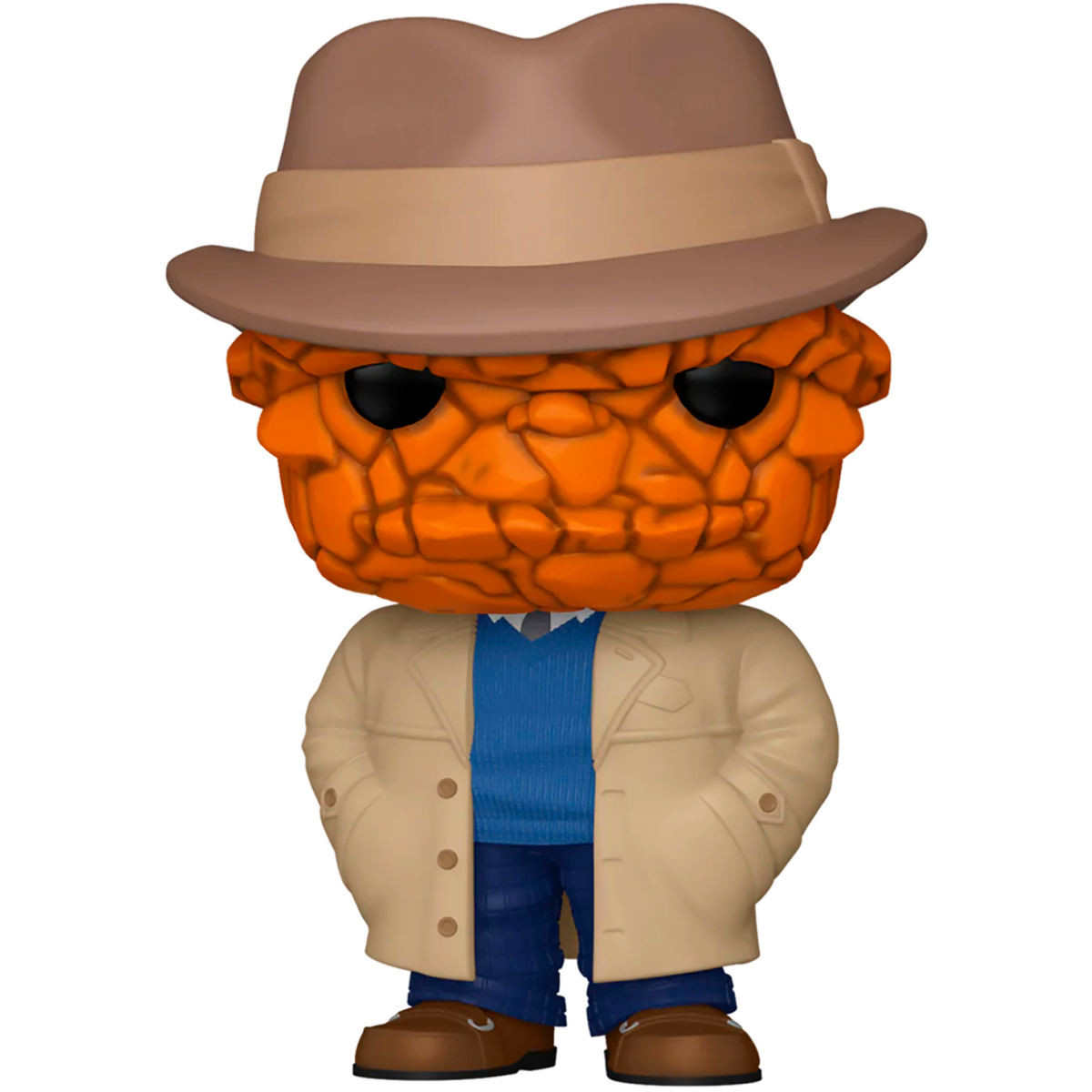 Фигурка Funko POP! Bobble Marvel Fantastic Four FF The Thing (Trench Coat)