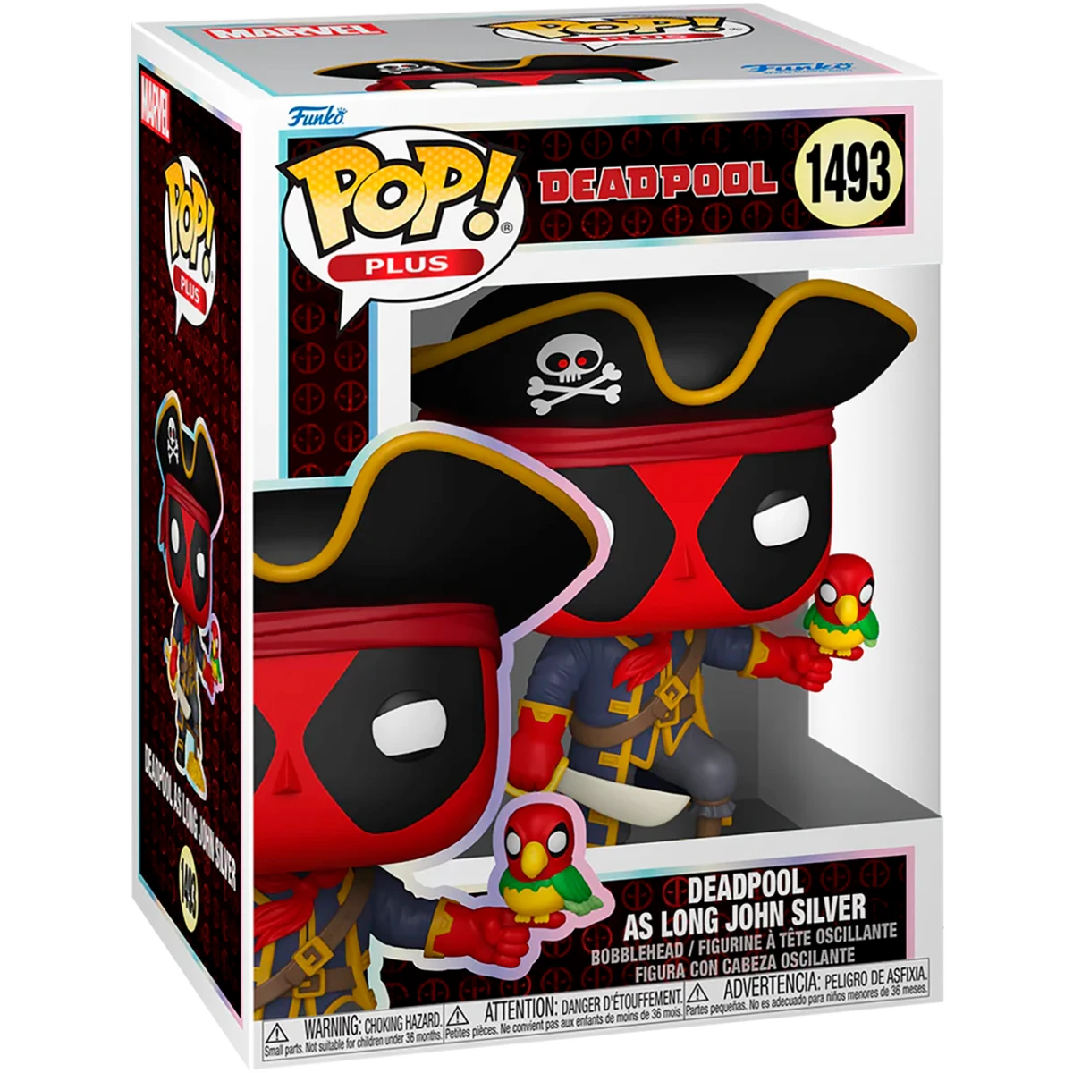 Фигурка Funko POP! Plus Bobble Marvel Deadpool Lit Cls Deadpool As Long John Silver - 83986 - фото 2