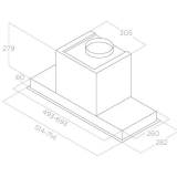 Вытяжка Elica Hidden 2.0 BL MAT/A/72 (PRF0197747)