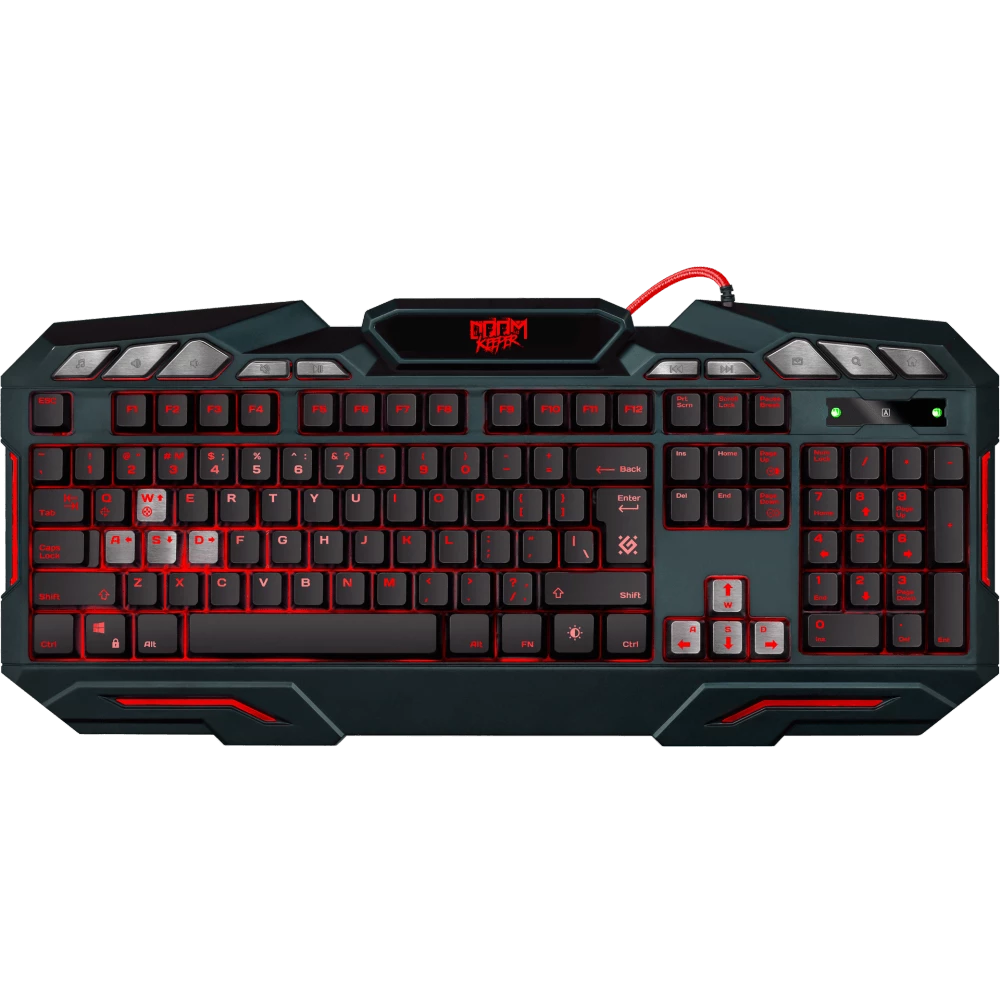 ..... Клавиатура Defender Doom Keeper GK-100DL Black (45100) Б/У