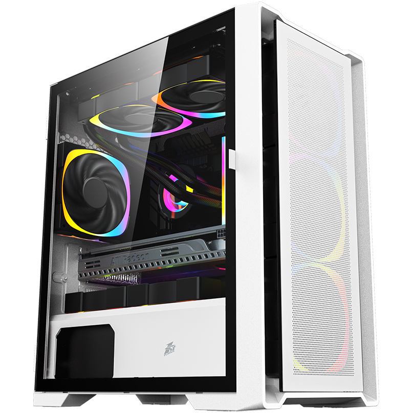 Корпус 1STPLAYER TRILOBITE T4 ARGB White - T4-WH-4FS7-W