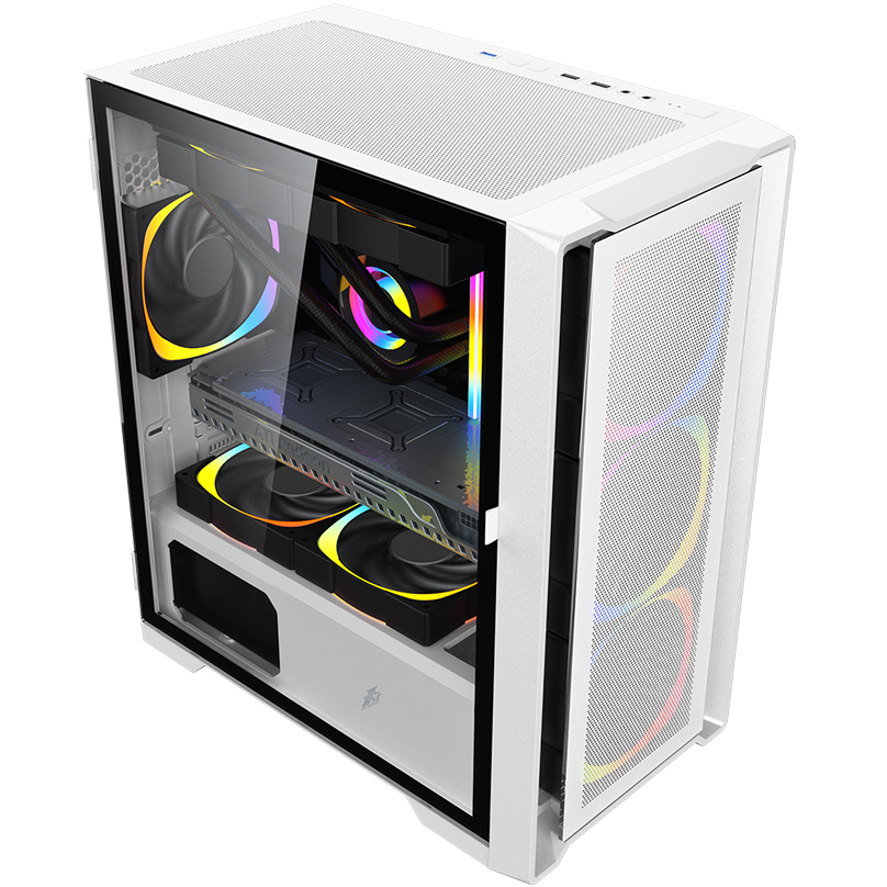 Корпус 1STPLAYER TRILOBITE T4 ARGB White - T4-WH-4FS7-W - фото 6