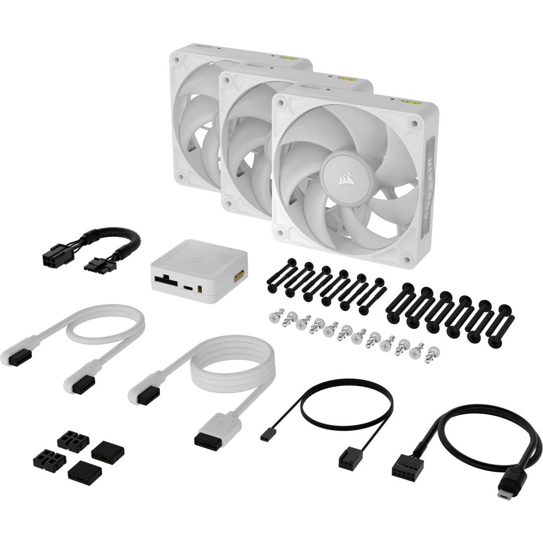 Вентилятор для корпуса Corsair iCUE LINK RX120 MAX RGB White (CO-9051038-WW) - фото 3