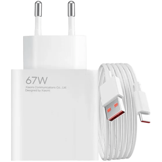 Сетевое зарядное устройство Xiaomi 67W HyperCharge Combo (Type-A) White - BHR9465EU - фото 2
