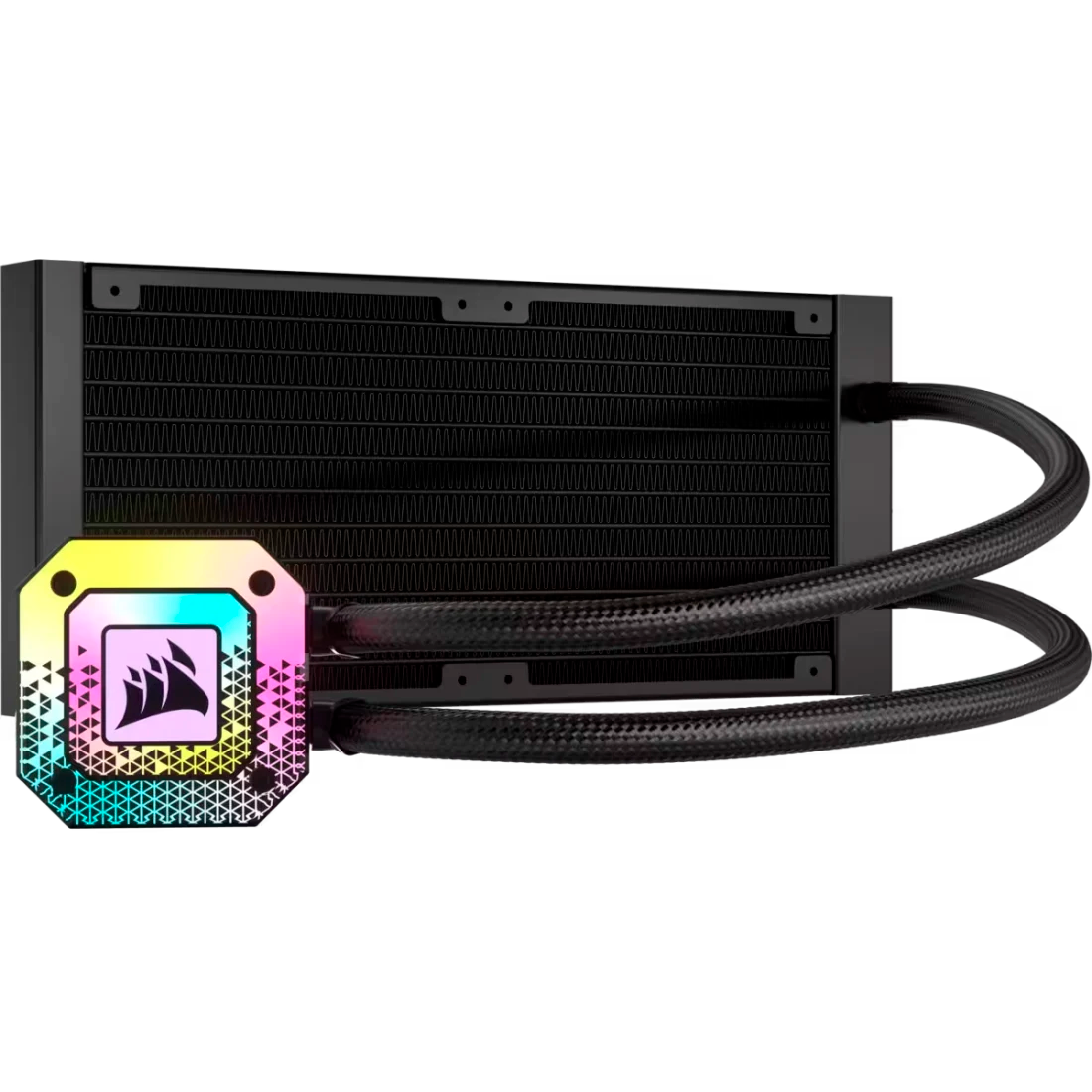 Система жидкостного охлаждения Corsair iCUE H100i ELITE CAPELLIX XT Black (CW-9060068-WW) - фото 2