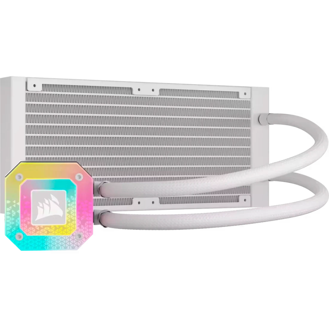 Система жидкостного охлаждения Corsair iCUE H100i ELITE CAPELLIX XT White (CW-9060072-WW) - фото 2