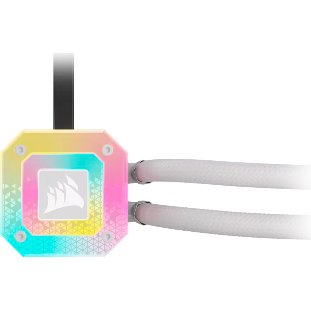 Система жидкостного охлаждения Corsair iCUE H100i ELITE CAPELLIX XT White (CW-9060072-WW) - фото 7