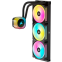 Система жидкостного охлаждения Corsair iCUE LINK H150i RGB Black (CW-9061003-WW) - фото 4