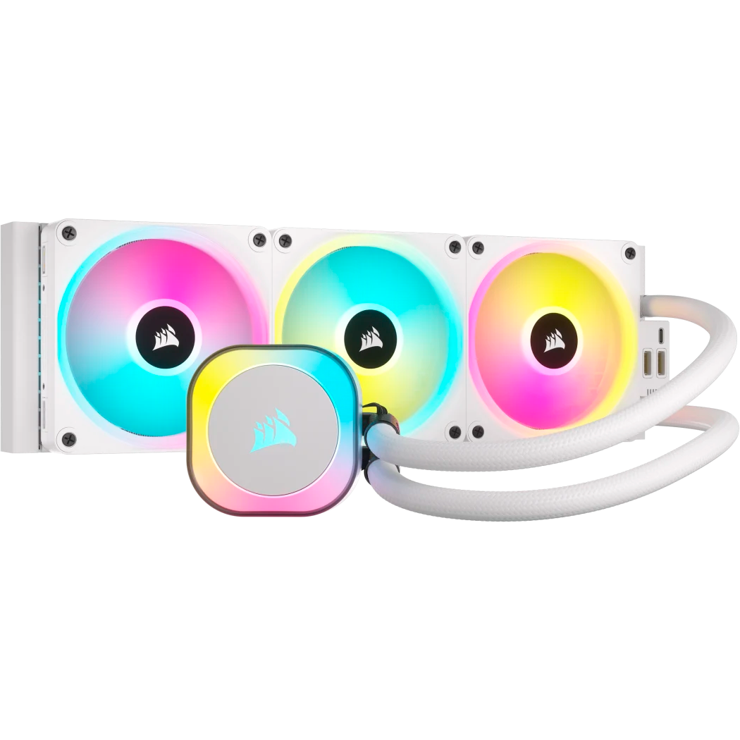 Система жидкостного охлаждения Corsair iCUE LINK H150i RGB White (CW-9061006-WW)