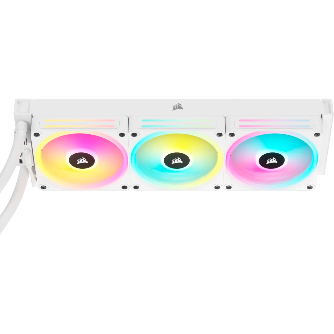 Система жидкостного охлаждения Corsair iCUE LINK H150i RGB White (CW-9061006-WW) - фото 3