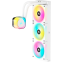 Система жидкостного охлаждения Corsair iCUE LINK H150i RGB White (CW-9061006-WW) - фото 4