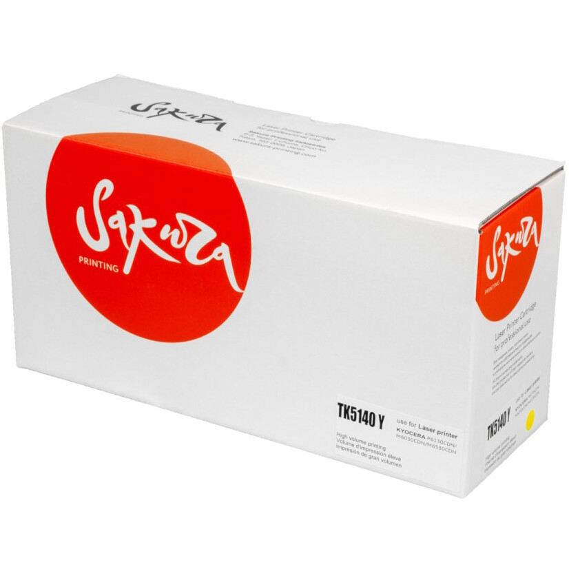 Картридж Sakura SATK5140Y Yellow