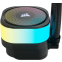 Система жидкостного охлаждения Corsair iCUE LINK TITAN 240 RX RGB Black (CW-9061016-WW) - фото 3