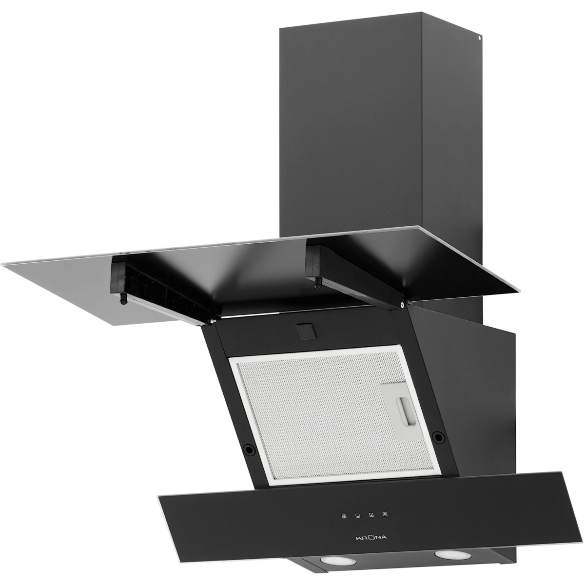 Вытяжка KRONA VEREIN II 600 BLACK S - КА-00005690 - фото 4