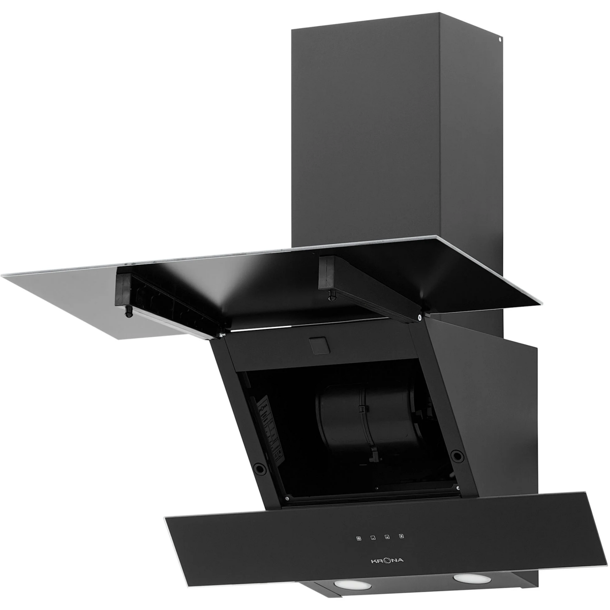 Вытяжка KRONA VEREIN II 600 BLACK S - КА-00005690 - фото 5