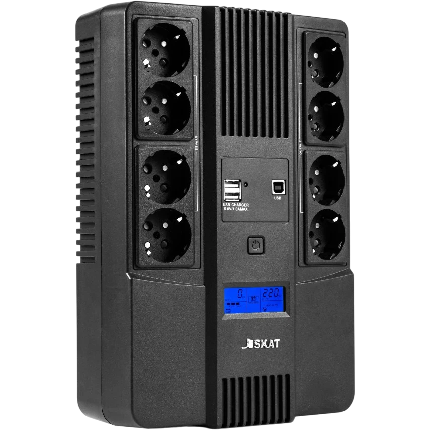 ИБП Бастион SKAT-UPS 1000-AID-IN-1x9-8 - 8934 - фото 2