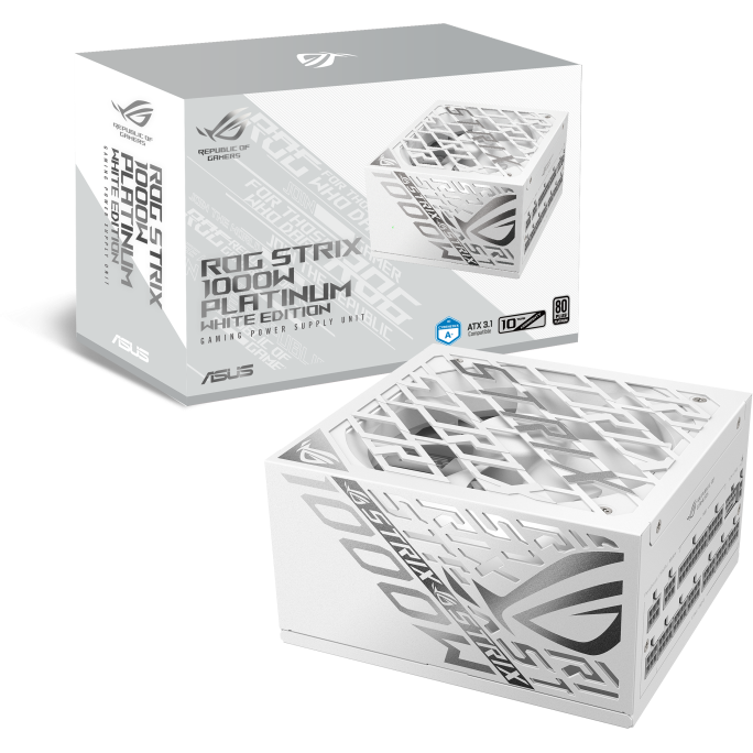Блок питания 1000W ASUS ROG Strix Platinum White Edition - 90YE00W4-B0NA00 - фото 7