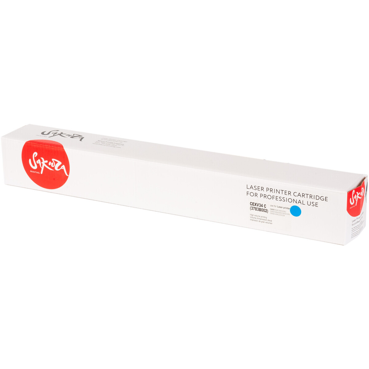 Картридж Sakura SACEXV34C Cyan