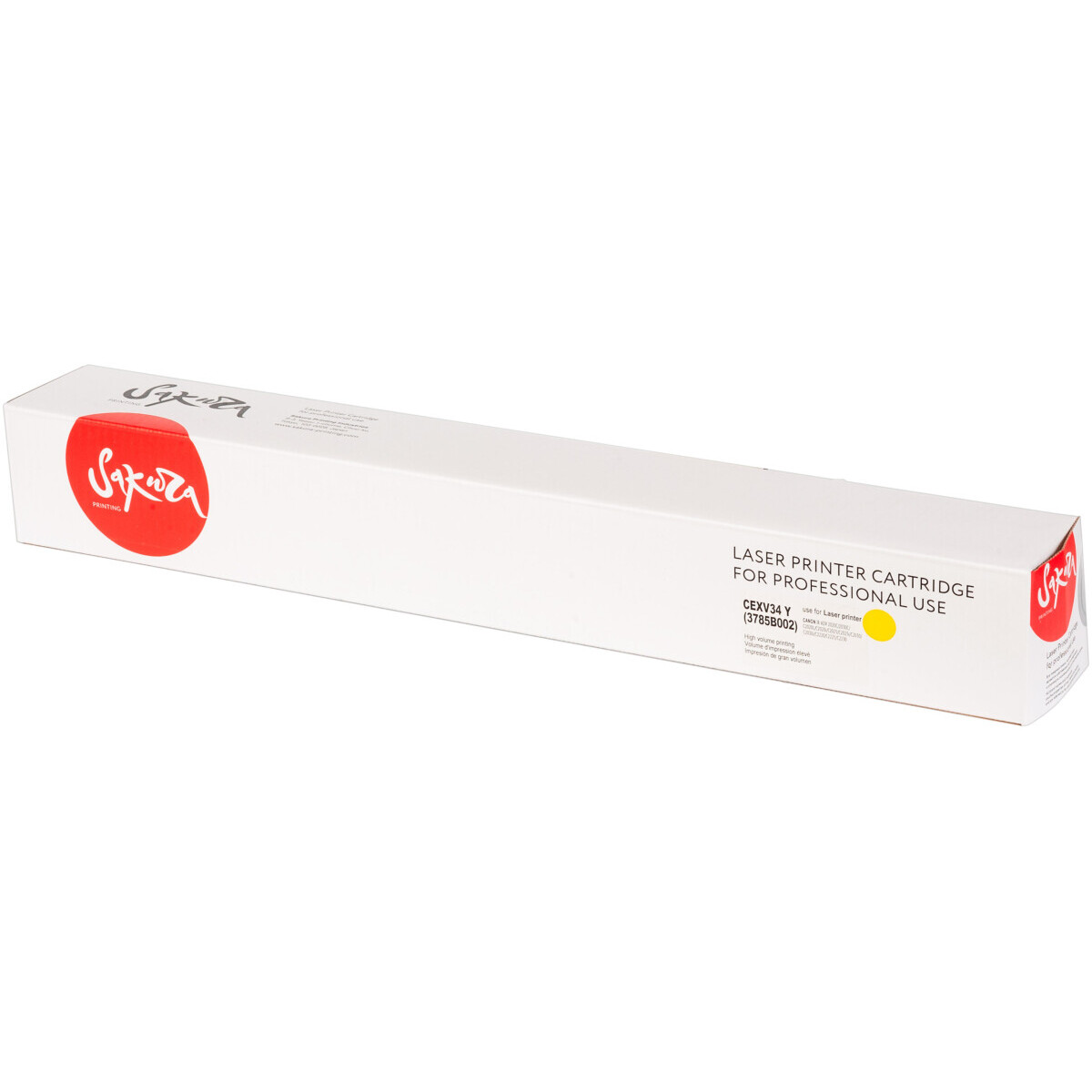 Картридж Sakura SACEXV34Y Yellow