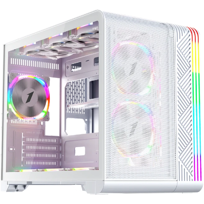 Корпус 1STPLAYER VT6 ARGB White - VT6-WH-3FS7-W