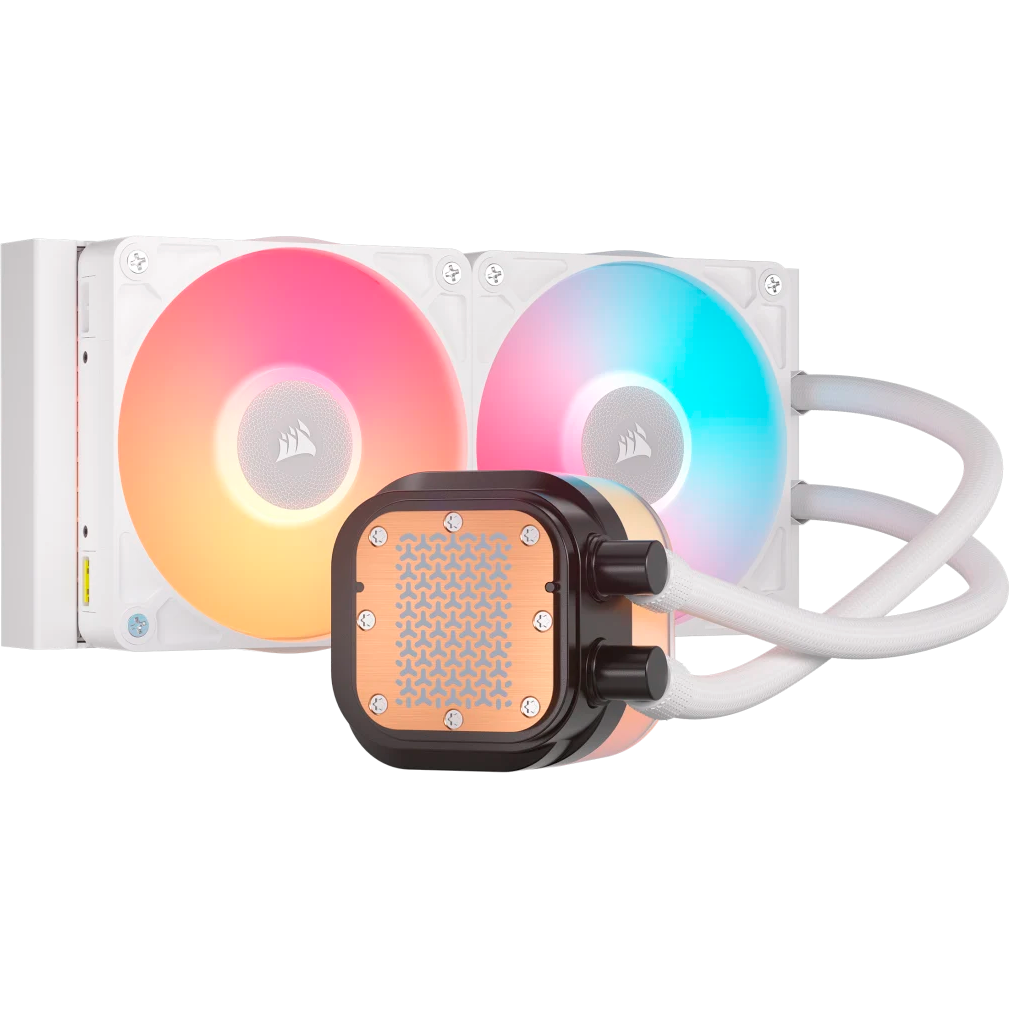 Система жидкостного охлаждения Corsair iCUE LINK TITAN 240 RX LCD White (CW-9061025-WW) - фото 2