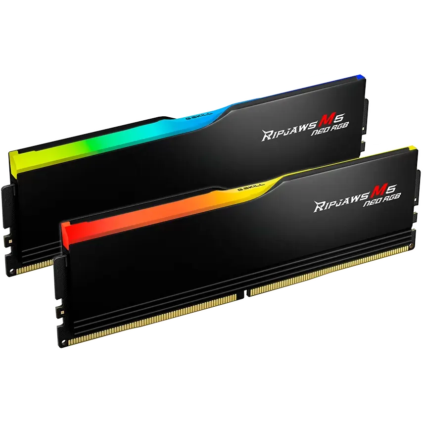 Оперативная память 64Gb DDR5 6000MHz G.Skill Ripjaws M5 Neo RGB (F5-6000J2836G32GX2-RM5NRK) (2x32Gb KIT) - фото 3