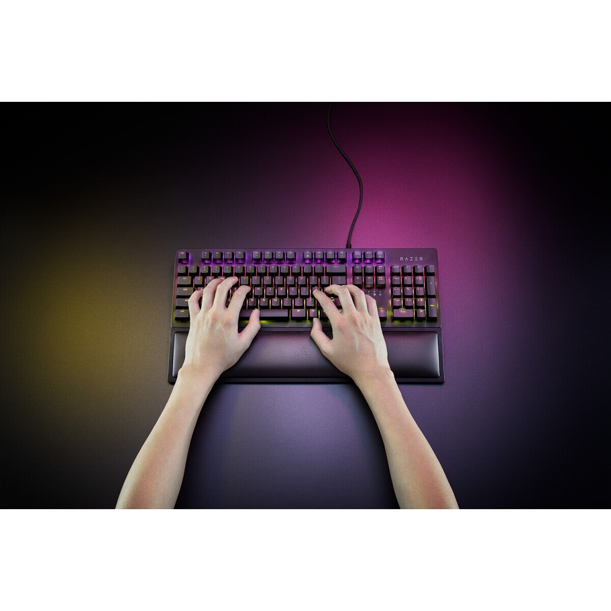 Подставка под запястье Razer Ergonomic Wrist Rest (Leatherette) - RC21-01470200-R3M1 - фото 5