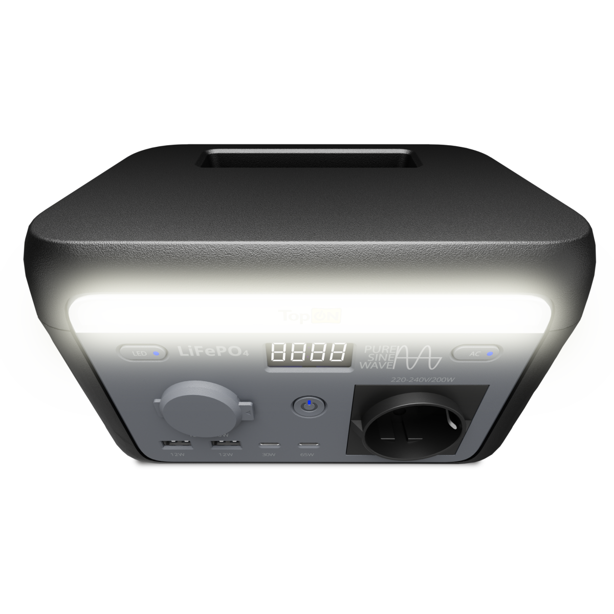 Портативная зарядная станция TopON TOP-H200 - фото 3
