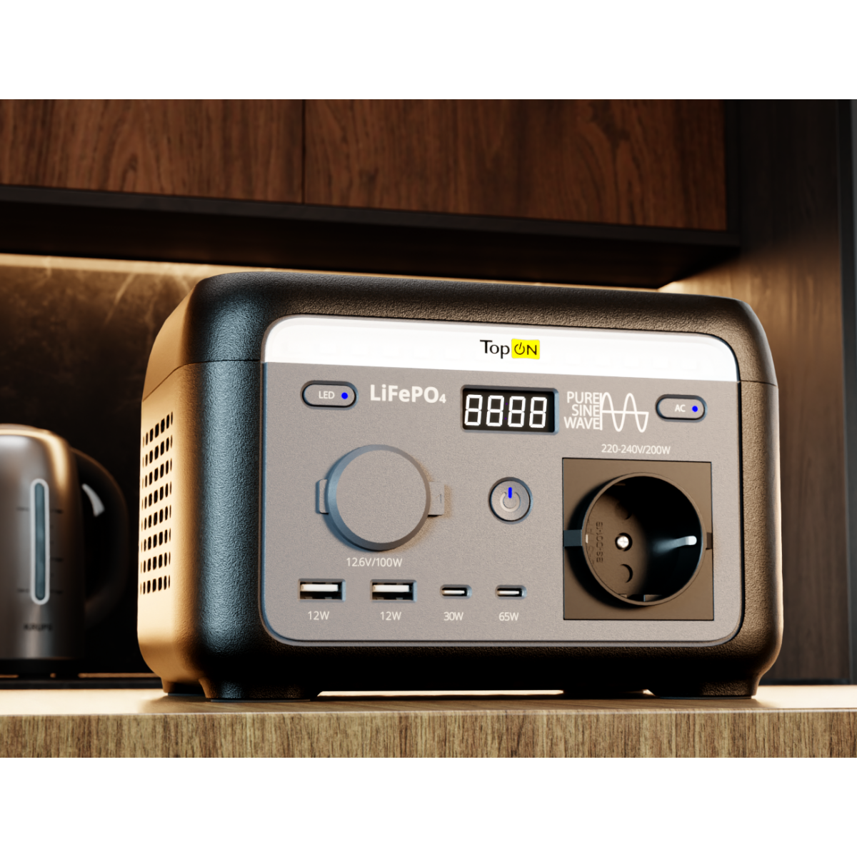 Портативная зарядная станция TopON TOP-H200 - фото 4
