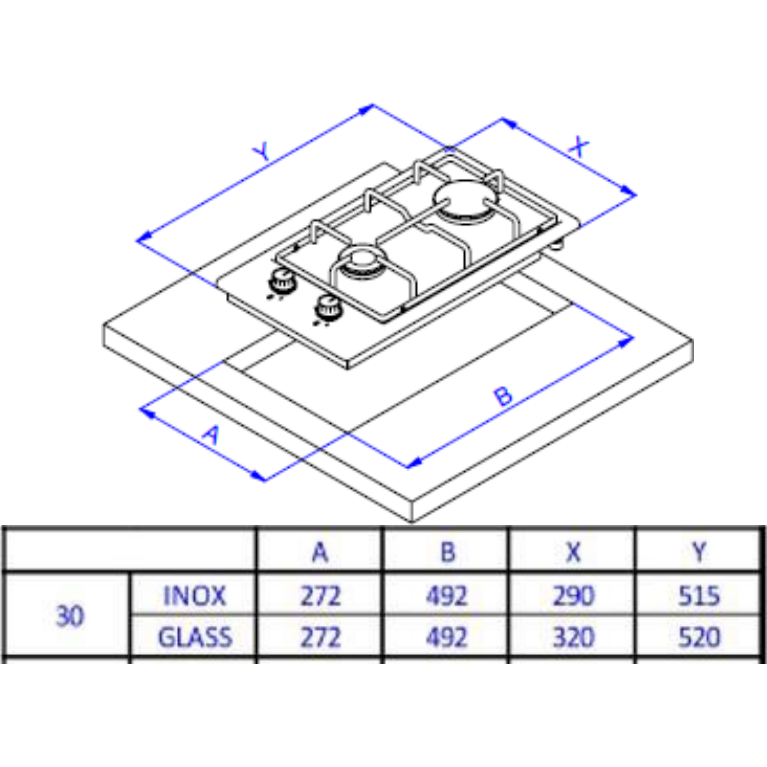 Газовая варочная панель Weissgauff HGG 320 BGL - 436123 - фото 6