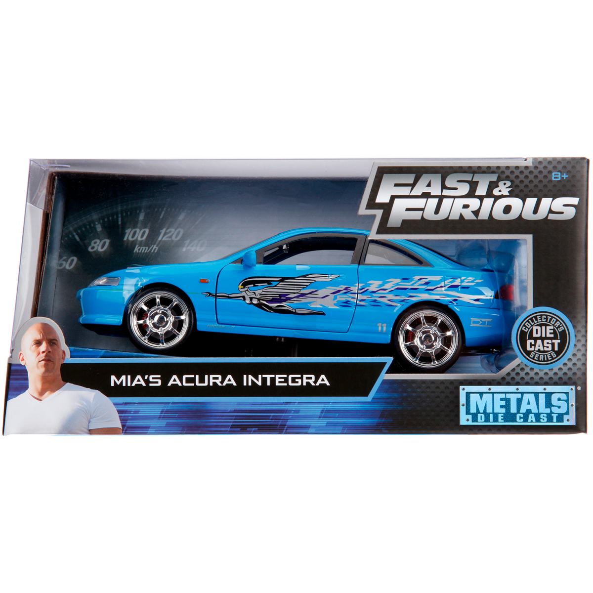 Коллекционная модель Jada Toys Fast & Furious 1995 Honda Integra Type-Ft - 30739 - фото 6