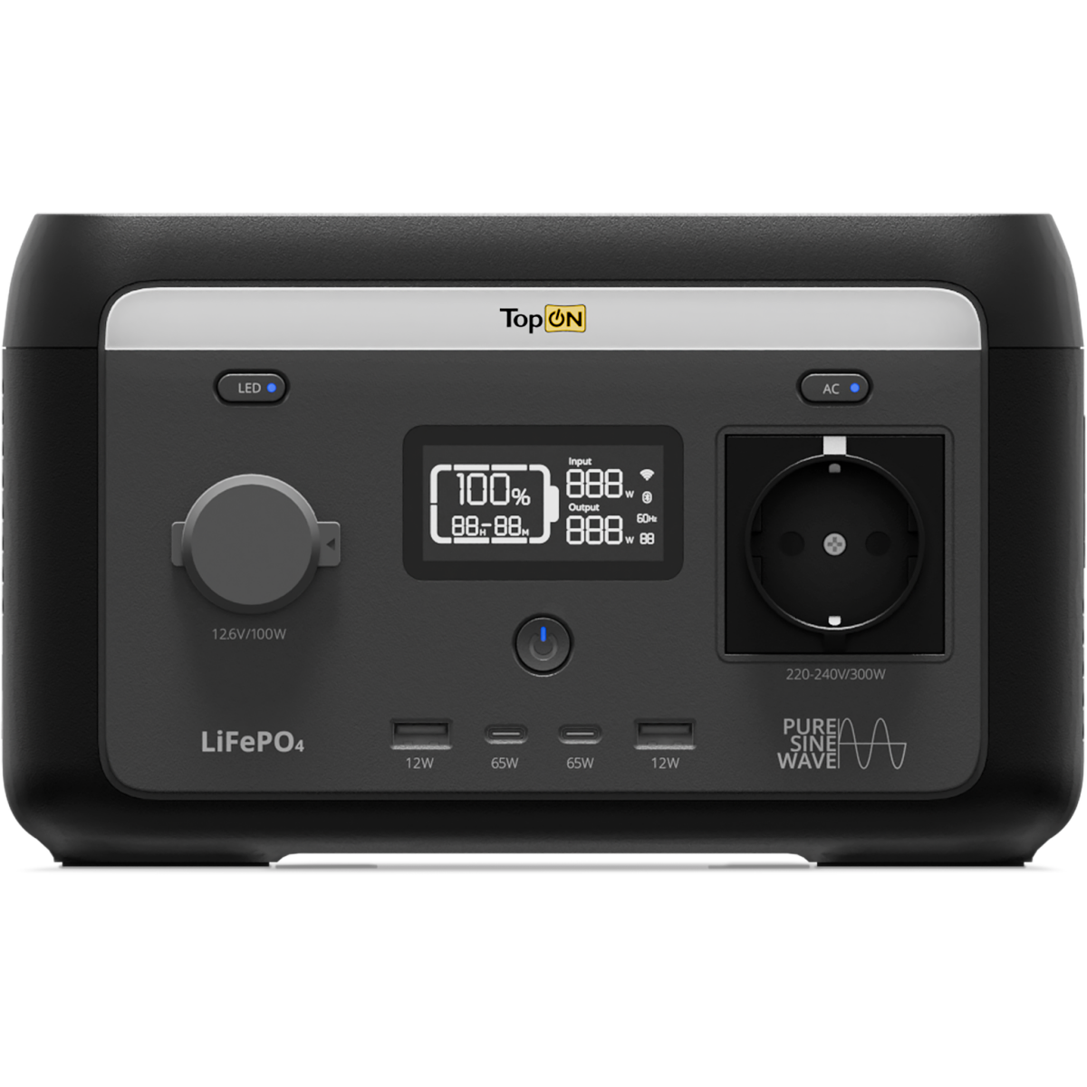 Портативная зарядная станция TopON TOP-H300 - фото 2