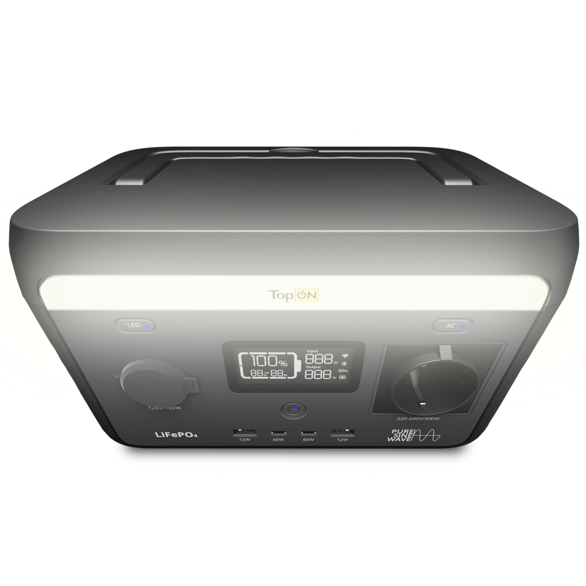 Портативная зарядная станция TopON TOP-H300 - фото 3