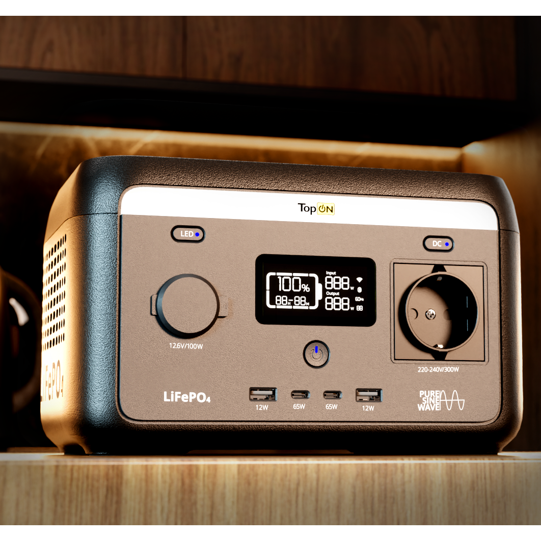 Портативная зарядная станция TopON TOP-H300 - фото 4