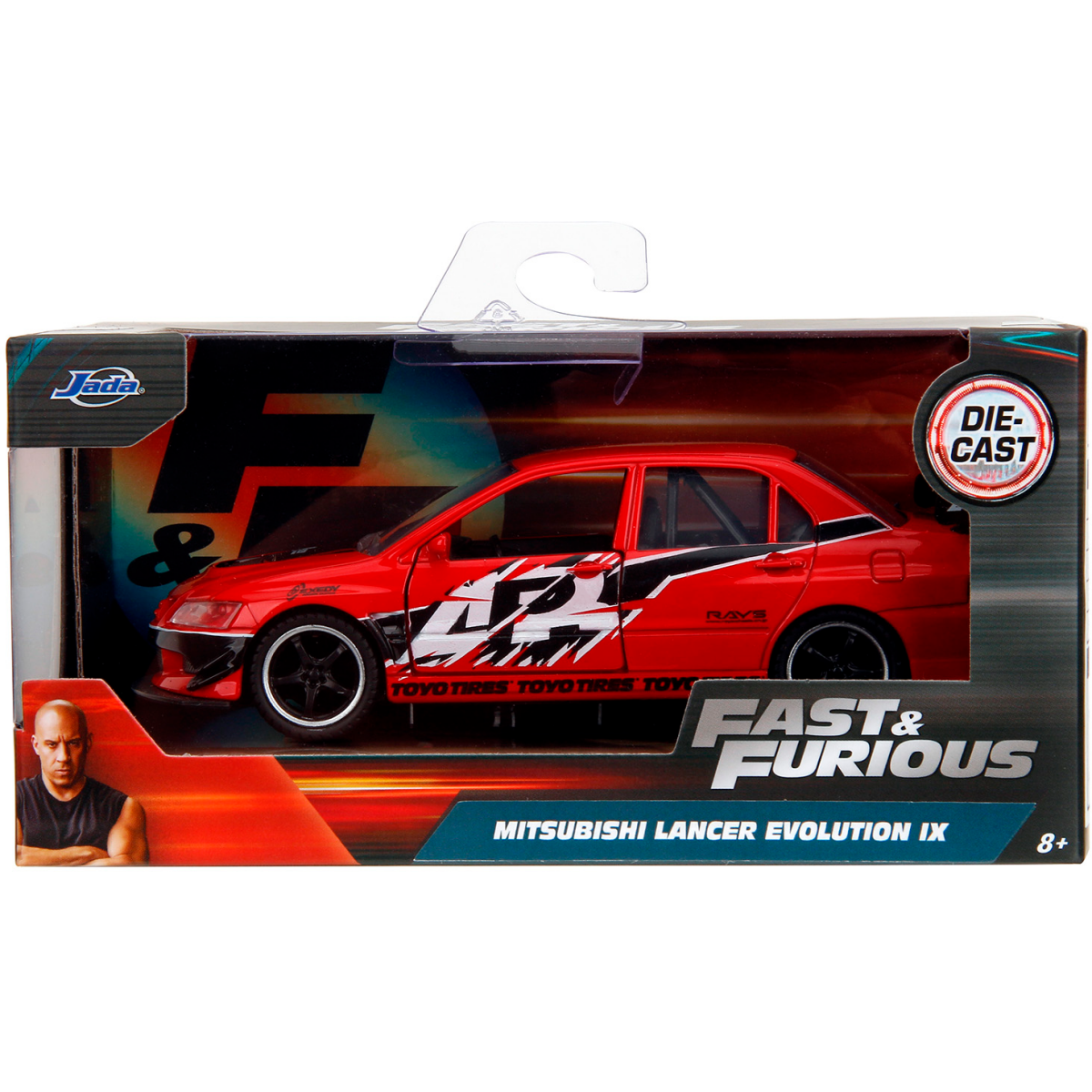 Коллекционная модель Jada Toys Fast & Furious Mitsubishi Lancer Evolution IX - 34448 - фото 6