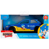 Коллекционная модель Jada Toys Hollywood Rides 1:32 Sonic the Hedgehog 1997 Honda Civic Type-R (354B2)
