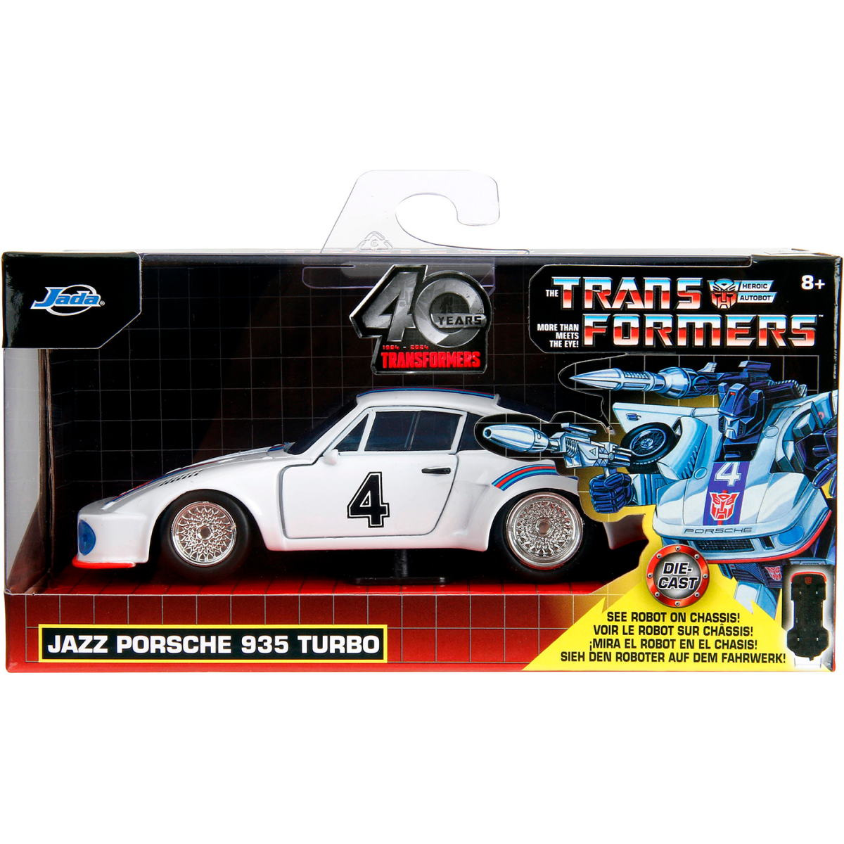 Коллекционная модель Jada Toys Hollywood Rides G1 Jazz 1976 Porsche 935 - 34793 - фото 6