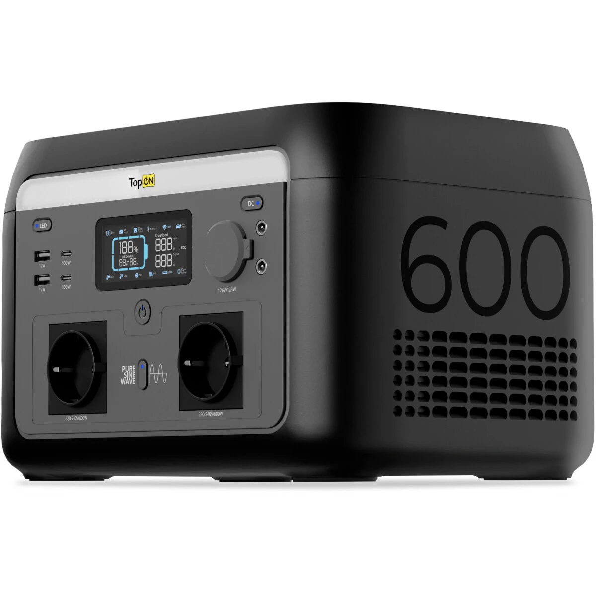 Портативная зарядная станция TopON TOP-H600