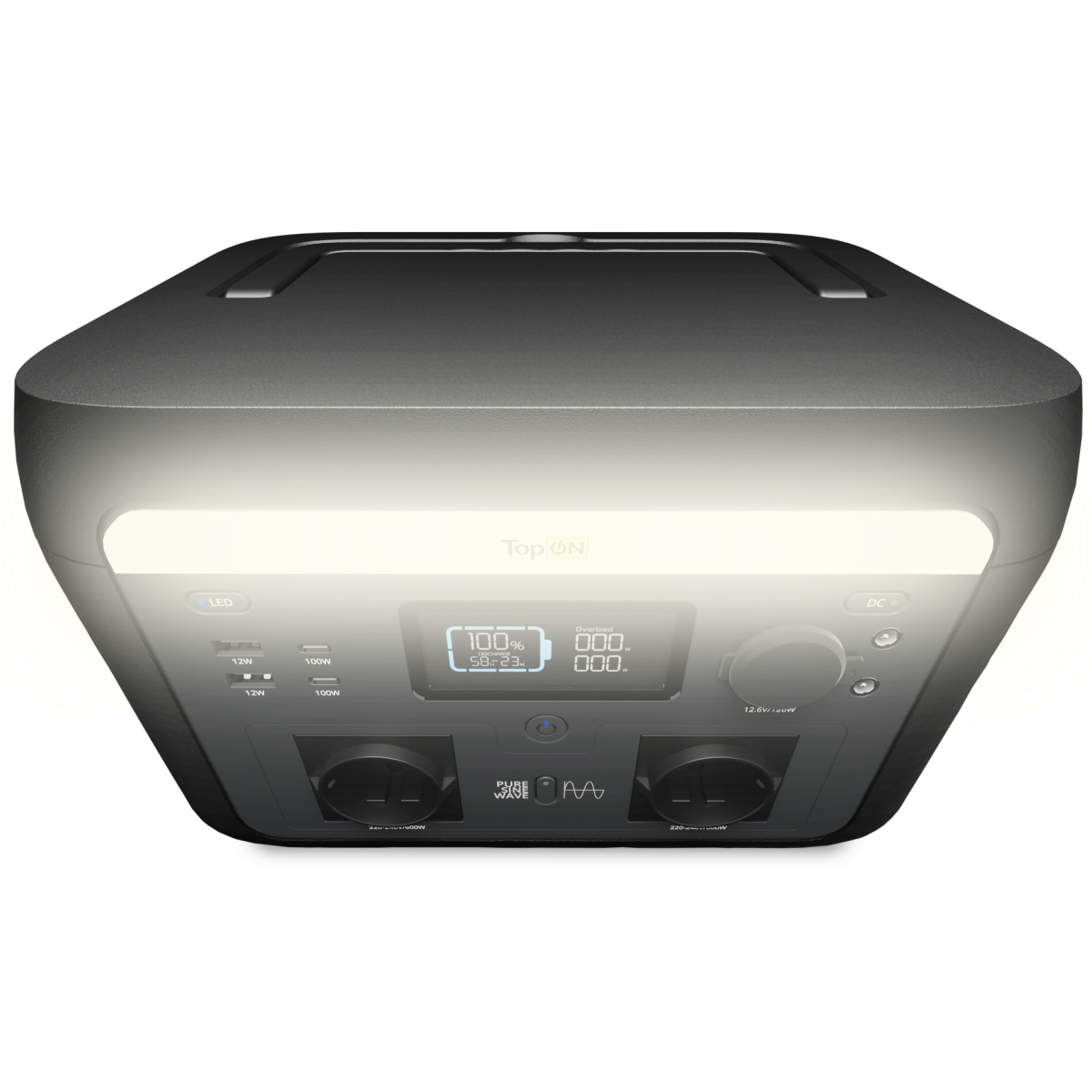 Портативная зарядная станция TopON TOP-H600 - фото 4