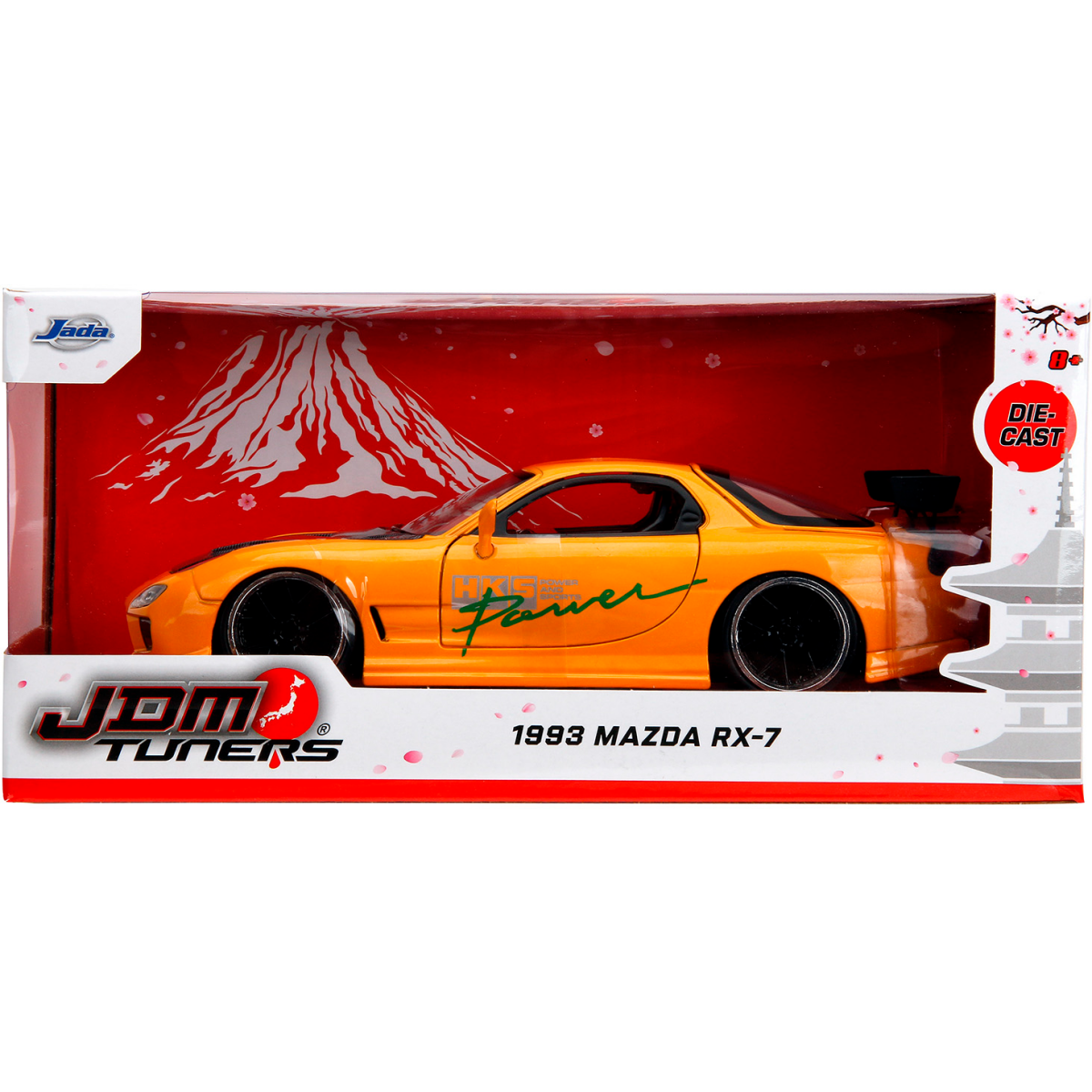 Коллекционная модель Jada Toys JDM Tuners 1993 Mazda RX-7 - 35957 - фото 6