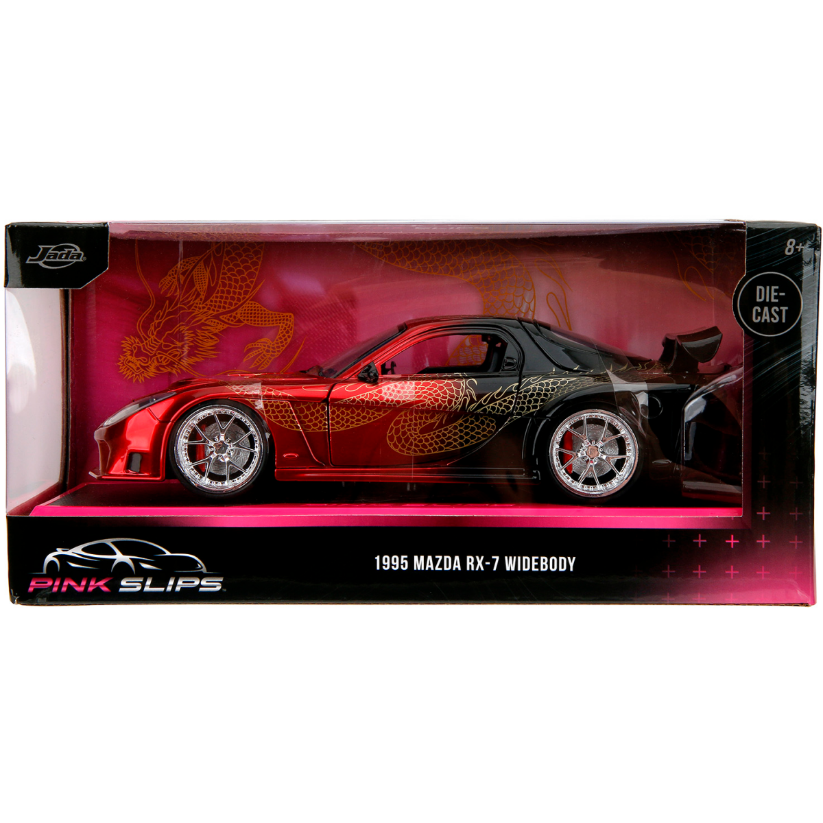 Коллекционная модель Jada Toys Pink Slips 1895 Mazda RX-7 Widebody - 35194 - фото 6