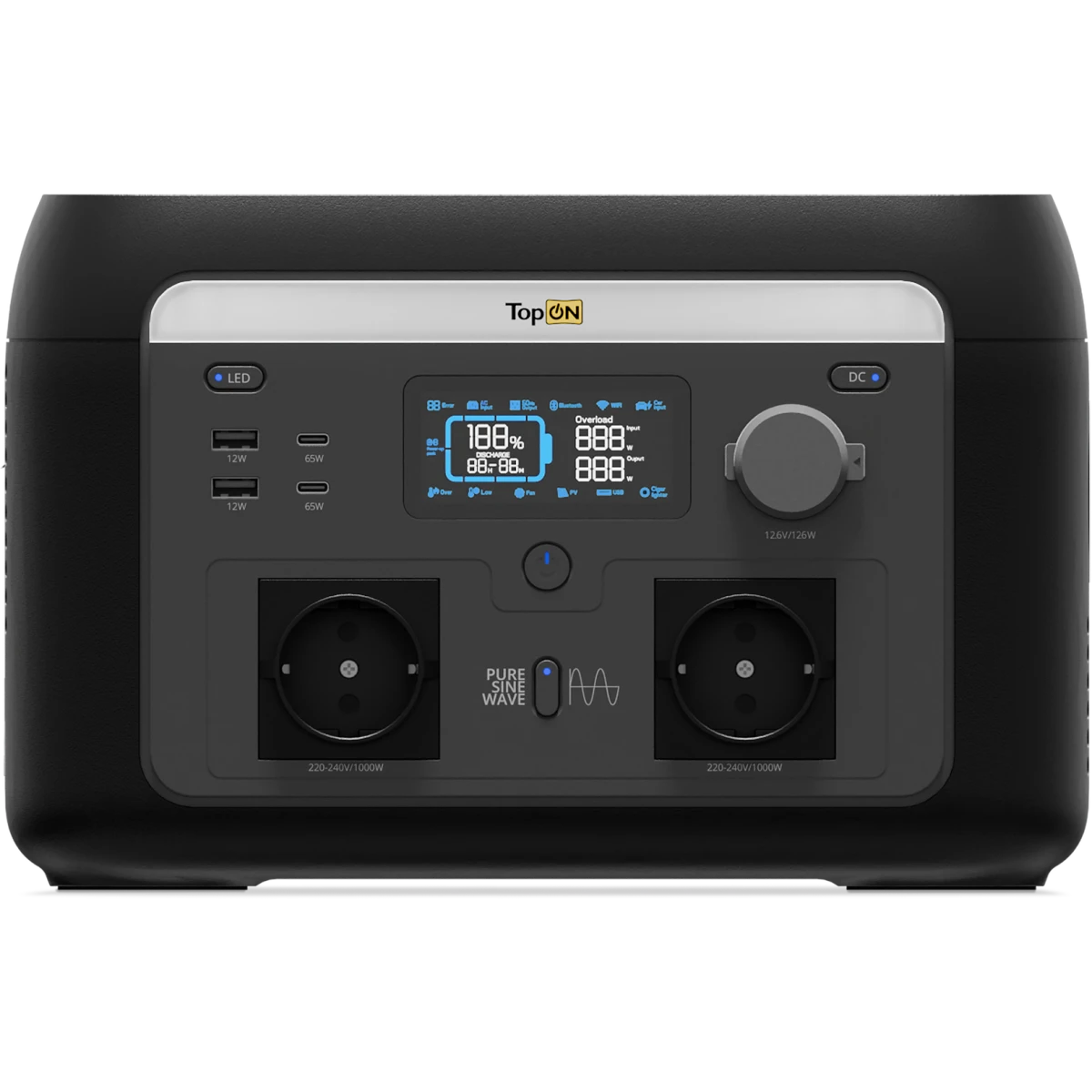 Портативная зарядная станция TopON TOP-H1000 - фото 2